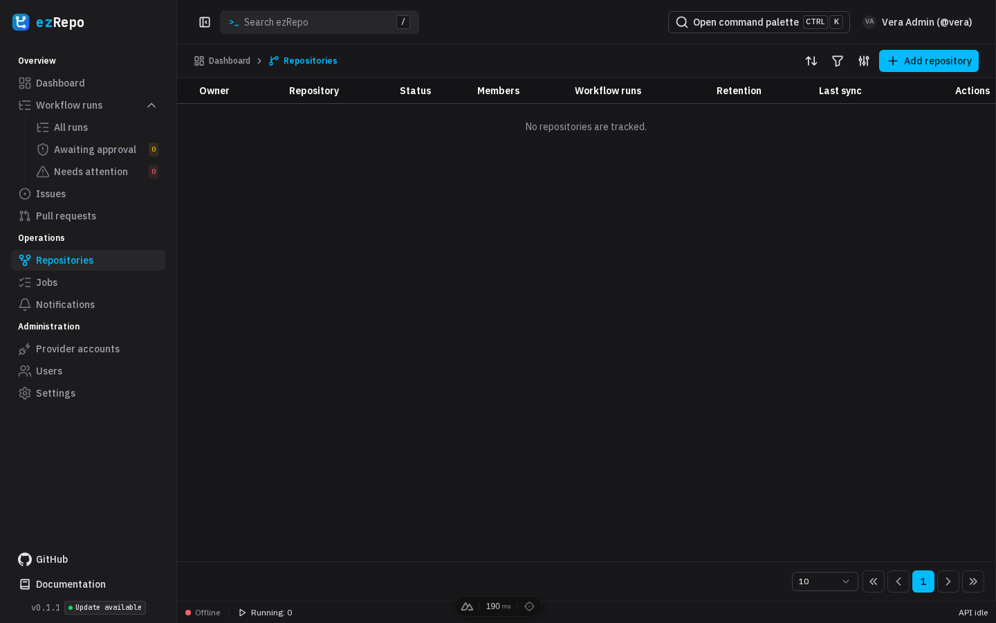 ezRepo — Repositories